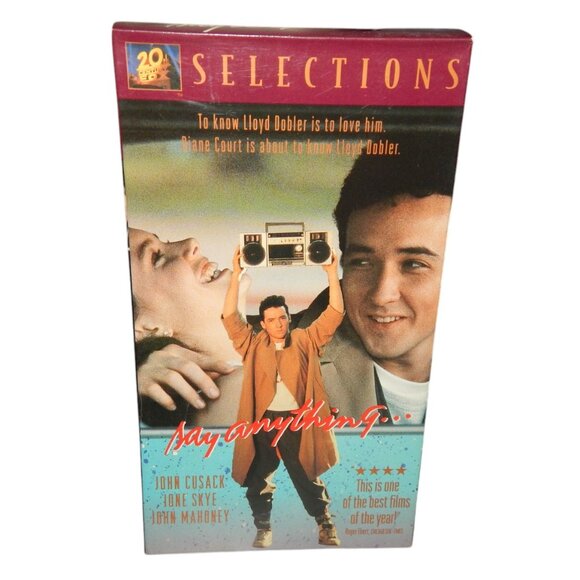 SAY ANYTHING VHS movie in original paper case John Cusack Ione Skye John Mahoney - Picture 1 of 6